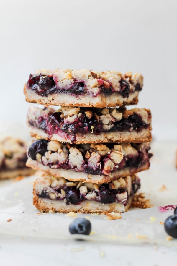 Blueberry Lemon Crumb Bars