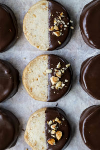 Chocolate Dipped hazelnut shortbread Chocolate Dipped hazelnut shortbread