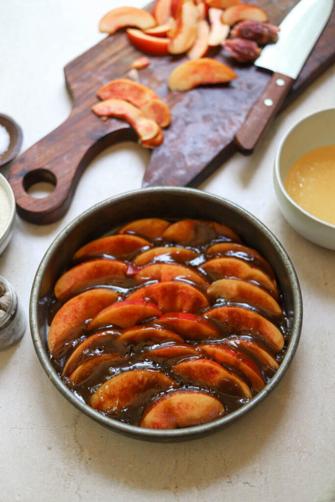 easy-peach-upside-down-cake-3