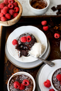 Flourless Molten Chocolate Cakes Flourless Molten Chocolate Cakes