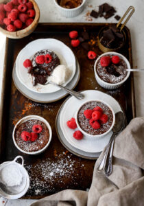 Flourless Molten Chocolate Cakes Flourless Molten Chocolate Cakes