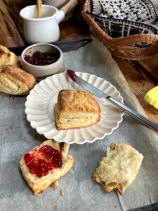 Flakey Weekend Sour Cream Biscuits