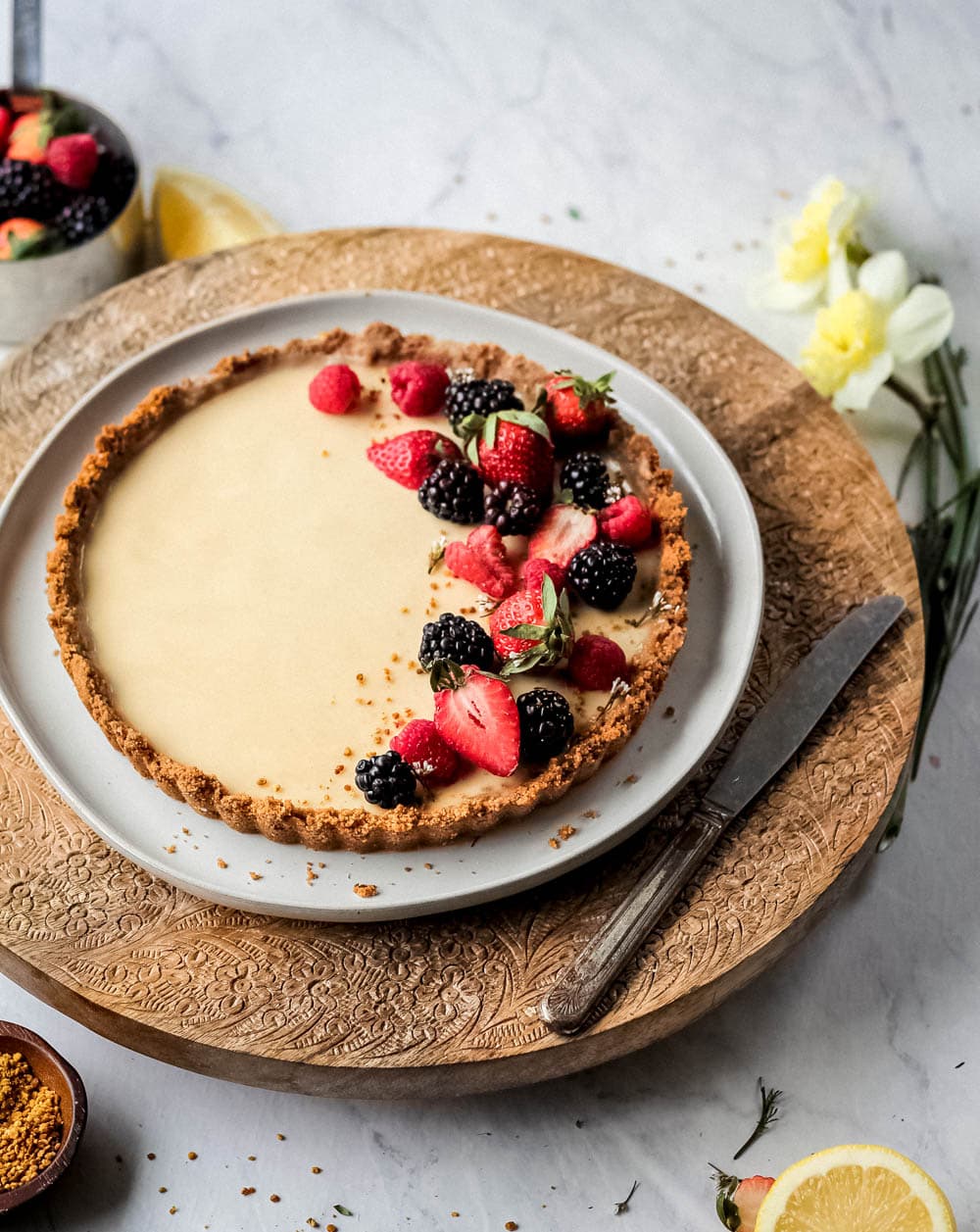 Simple Custard Cream Tart