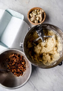 Sour Cream Coffee Cake with Halva and Walnuts